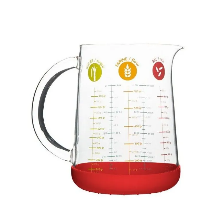 Verre mesureur doseur 1L - Pebbly