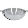 Wok inox Casteline 24cm manche amovible - Cristel